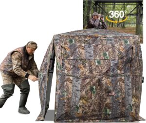 Hunting Blind 270/360 Degree See Through Ground Blind