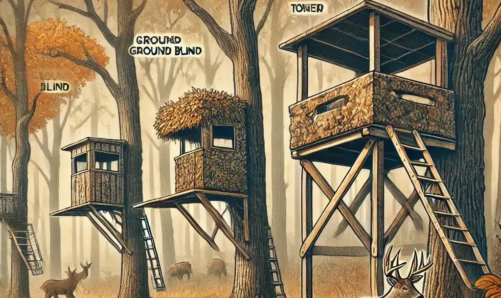 three tree stands